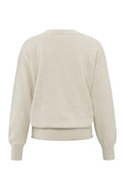 Load image into Gallery viewer, Yaya 01-000443-502 sweater with deep round neck
