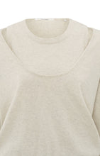 Load image into Gallery viewer, Yaya 01-000443-502 sweater with deep round neck
