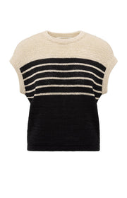 Yaya 01-000470-505 sleeveless knitted top