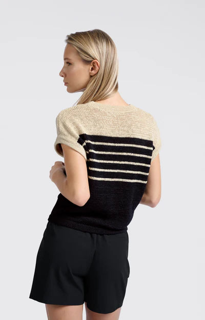 Yaya 01-000470-505 sleeveless knitted top