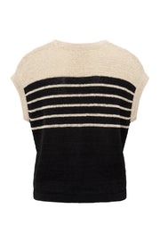 Yaya 01-000470-505 sleeveless knitted top