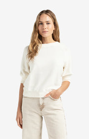 Yaya 01-000482-507 Raglan sewater with subtle balloon