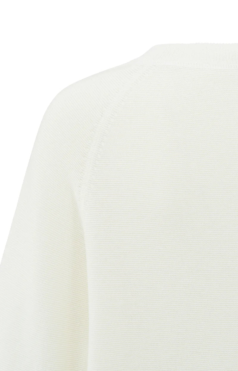 Yaya 01-000482-507 Raglan sewater with subtle balloon