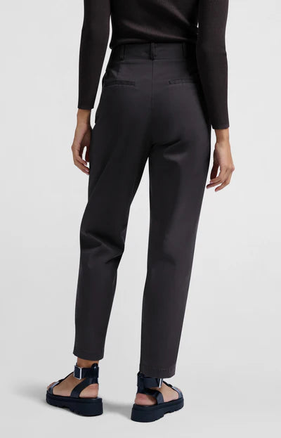 Yaya 01-30113-503 Cotton Woven high waisted trouser