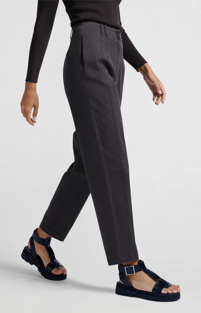 Yaya 01-30113-503 Cotton Woven high waisted trouser