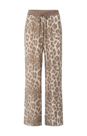 Yaya 01-301207-507 Airy leopard print trousers