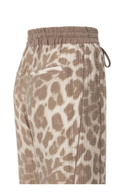 Yaya 01-301207-507 Airy leopard print trousers