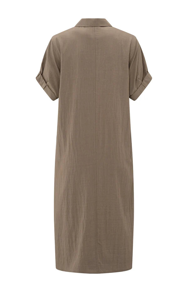 Yaya 01-601172-505 lightweight shirt dress