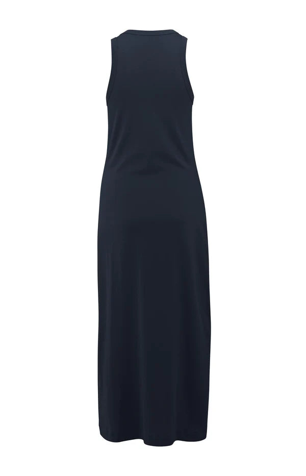 Yaya 01-609177-506 sleeveless dress navy