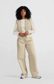 Yaya 01-709265-503 Long sleeve ribbed top with buttons