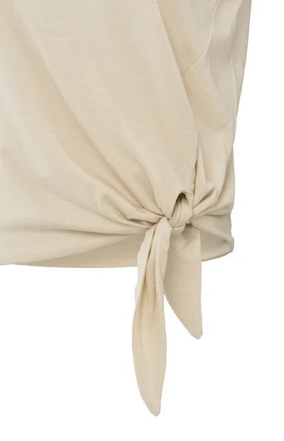 Yaya 01-709278-505 sleeveless top with knot