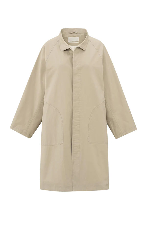 Yaya 02-011018-502 oversized coat cotton