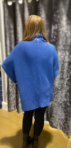 TERMINAL ROLL NECK CUT OUT BLUE
