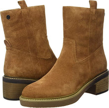 Load image into Gallery viewer, CARMELA - CAMEL SUEDE ANKLE BOOTS
