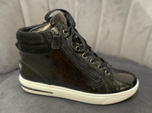 Load image into Gallery viewer, Caprice - Black patent high tops
