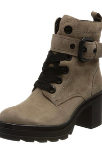 Caprice - Taupe suede heel boots