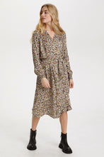 Load image into Gallery viewer, Culture - Letter printed shirt dress
