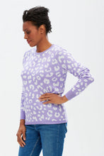 Load image into Gallery viewer, Sugarhill From Brighton - CALLIE JUMPER LILAC LEOPARD

