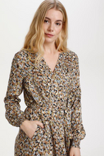 Load image into Gallery viewer, Culture - Letter printed shirt dress
